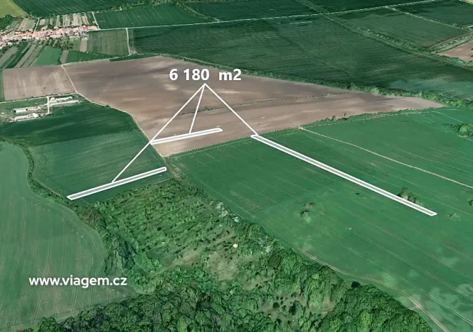 Prodej podílu pole, Kněždub, 957 m2