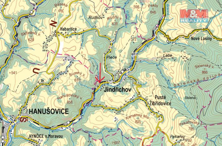 Prodej pozemku pro bydlení, Jindřichov, 992 m2