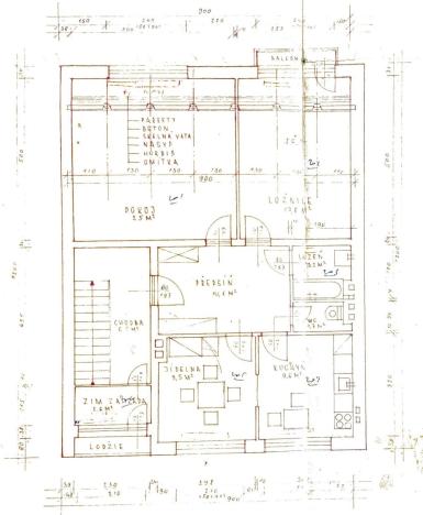 Pronájem bytu 3+1, Těšany, 77 m2