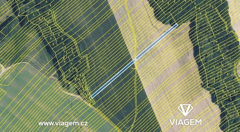Prodej podílu pole, Popovice, 631 m2