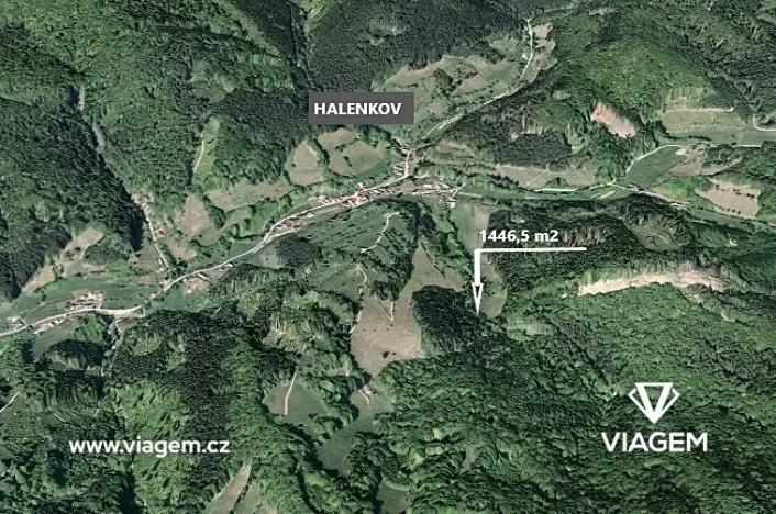 Prodej podílu lesa, Halenkov, 363 m2