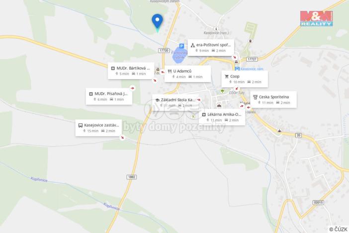 Prodej pozemku pro bydlení, Kasejovice, 800 m2