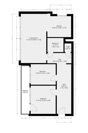 Pronájem bytu 3+kk, Praha - Krč, Bernolákova, 65 m2