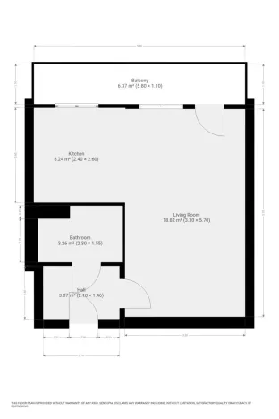 Pronájem bytu 1+kk, Praha - Střížkov, Habartická, 32 m2