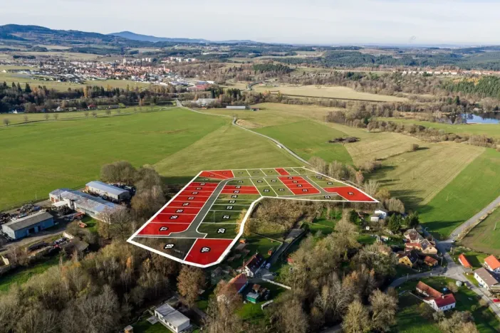 Prodej pozemku pro bydlení, Kaplice - Mostky, 600 m2