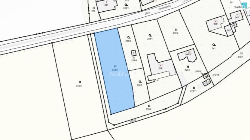 Prodej louky, Dalovice, Sedmidomky, 1669 m2