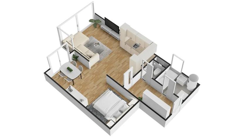 Prodej bytu 1+kk, Čebín, 72 m2