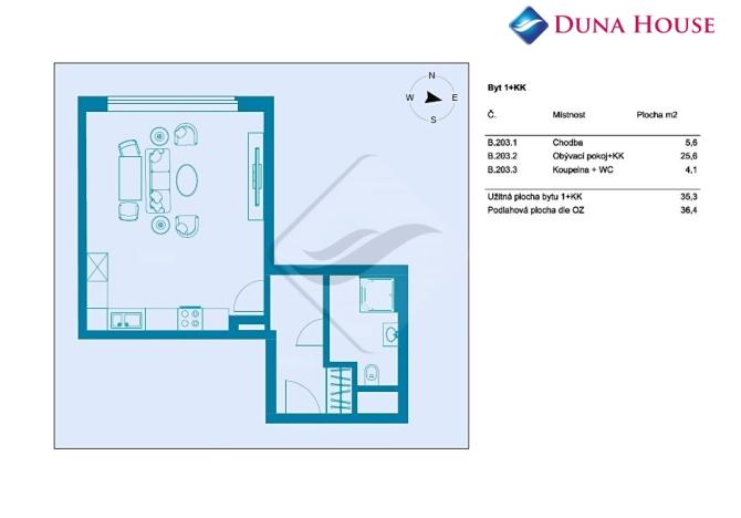 Prodej bytu 1+kk, Praha - Chodov, 37 m2