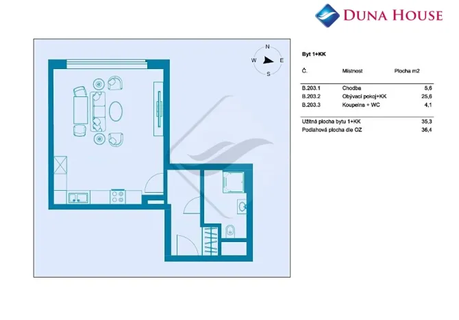 Prodej bytu 1+kk, Praha - Chodov, 37 m2