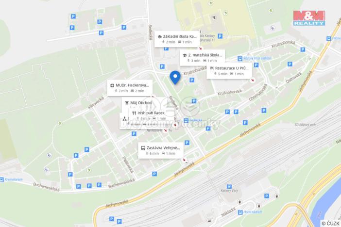 Prodej bytu 4+1, Karlovy Vary - Rybáře, Krušnohorská, 102 m2