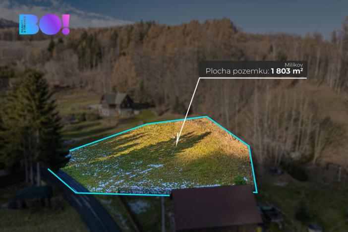 Prodej pozemku pro bydlení, Milíkov, 1803 m2