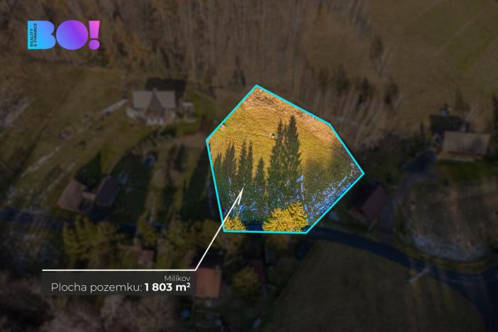Prodej pozemku pro bydlení, Milíkov, 1803 m2