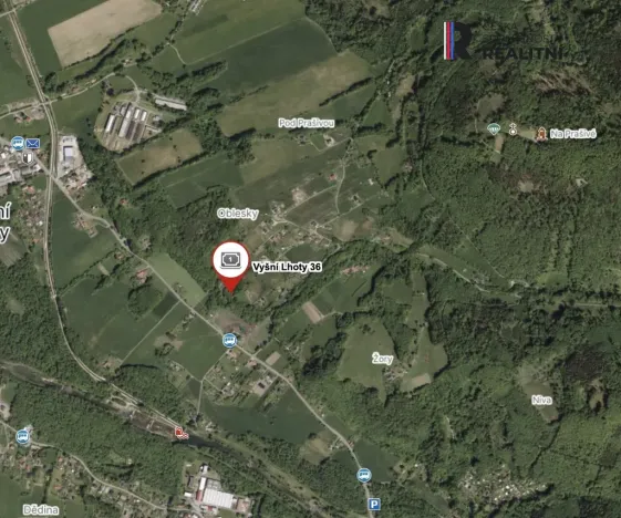 Prodej pozemku pro bydlení, Vyšní Lhoty, 3344 m2