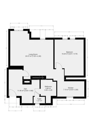 Pronájem bytu 2+kk, Praha - Vinohrady, Na Folimance, 77 m2