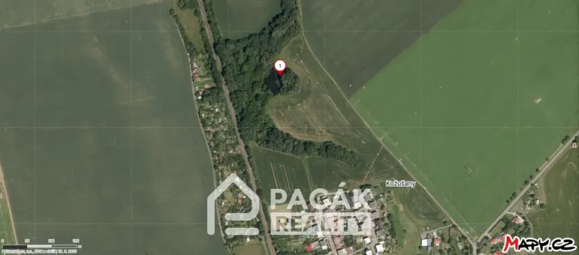 Prodej rybníku, Kožušany-Tážaly - Kožušany, 15995 m2