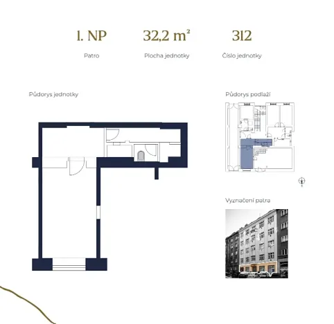 Prodej obchodního prostoru, Praha - Žižkov, Žerotínova, 32 m2