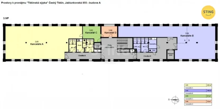 Pronájem obchodního prostoru, Český Těšín, Jablunkovská, 481 m2