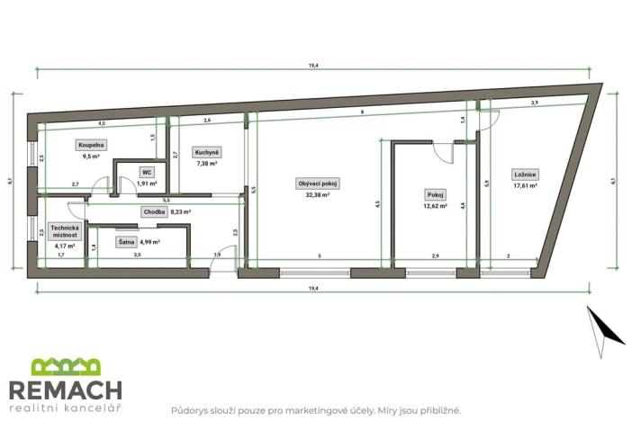 Prodej bytu 3+kk, Staré Město, 134 m2