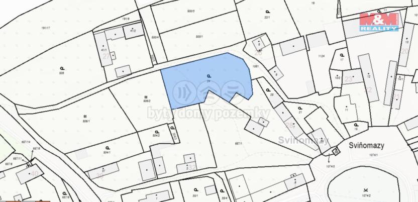 Prodej pozemku pro bydlení, Trpísty - Sviňomazy, 1650 m2