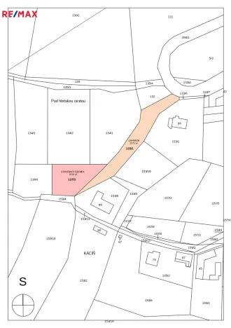 Prodej pozemku pro bydlení, Dolní Hbity, 2388 m2