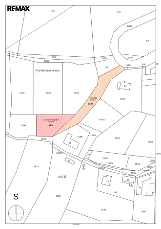 Prodej pozemku pro bydlení, Dolní Hbity, 2388 m2