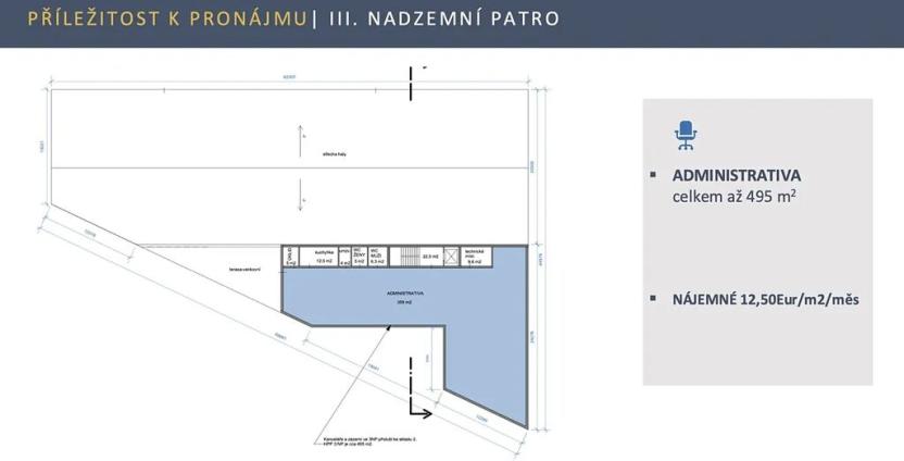 Pronájem obchodního prostoru, Zlatníky-Hodkovice, Technologická, 1016 m2