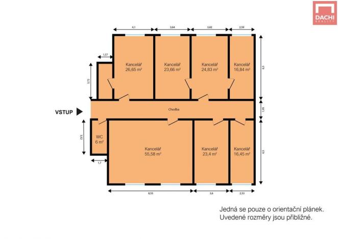 Pronájem kanceláře, Olomouc - Chválkovice, 200 m2
