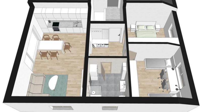 Prodej bytu 3+kk, Holubice, 72 m2