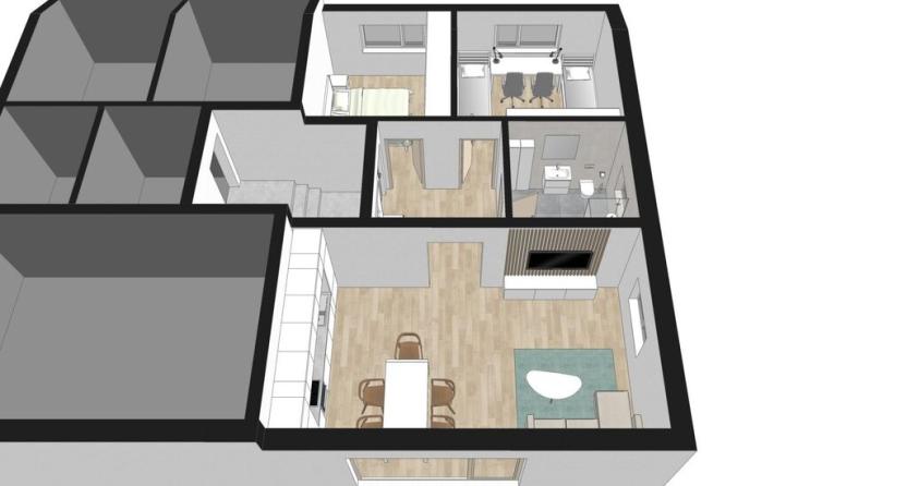 Prodej bytu 3+kk, Holubice, 72 m2