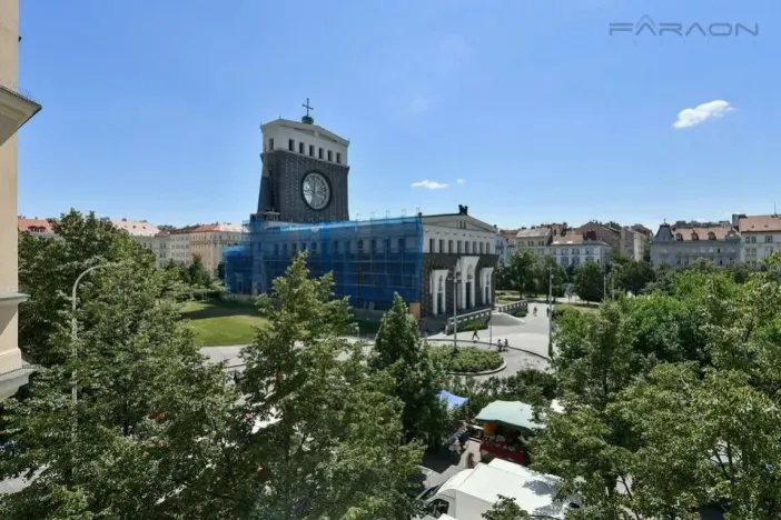 Pronájem bytu 3+kk, Praha - Vinohrady, náměstí Jiřího z Poděbrad, 93 m2