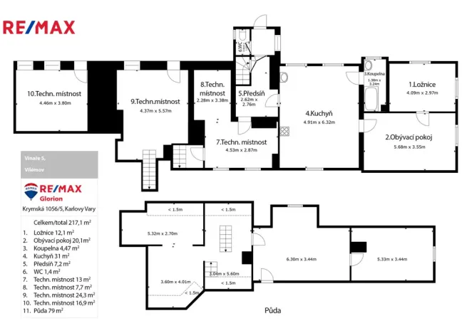 Prodej rodinného domu, Vilémov - Vinaře, 217 m2