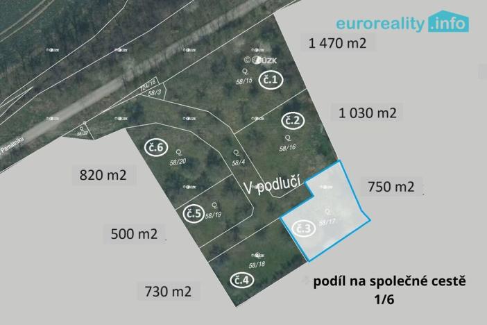 Prodej pozemku pro bydlení, Plzeň - Božkov, 750 m2