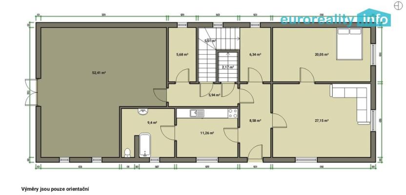 Prodej chalupy, Chodský Újezd - Dolní Jadruž, 90 m2