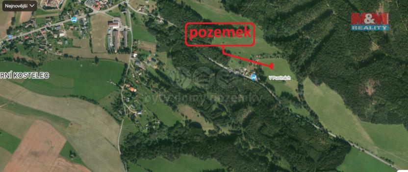 Prodej louky, Červený Kostelec, V Ráji, 5804 m2