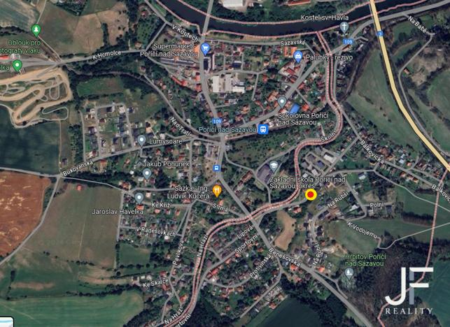 Prodej pozemku pro bydlení, Poříčí nad Sázavou, 1088 m2