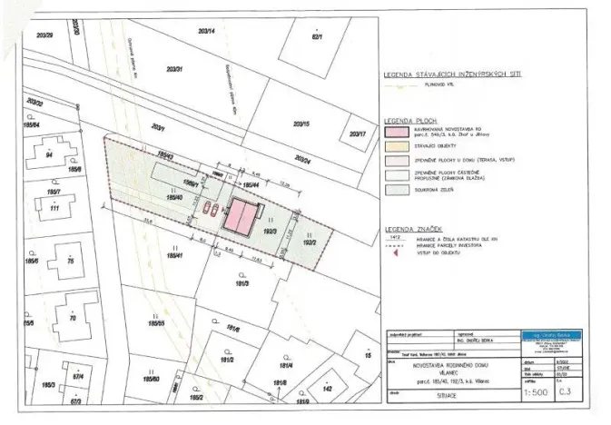 Prodej pozemku pro bydlení, Vílanec, 1544 m2