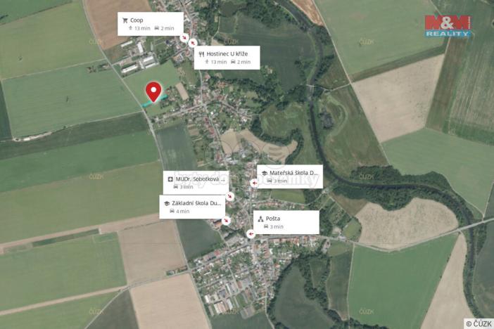 Prodej pozemku pro bydlení, Dub nad Moravou, 1918 m2