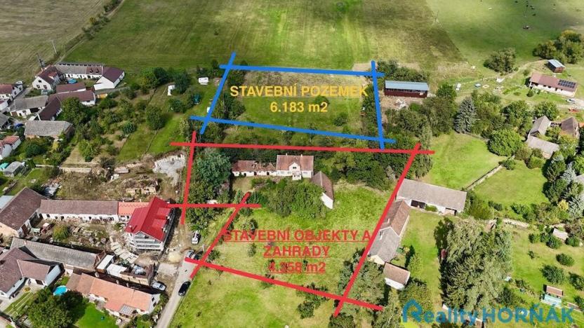 Prodej pozemku pro bydlení, Slabčice - Nemějice, 6183 m2