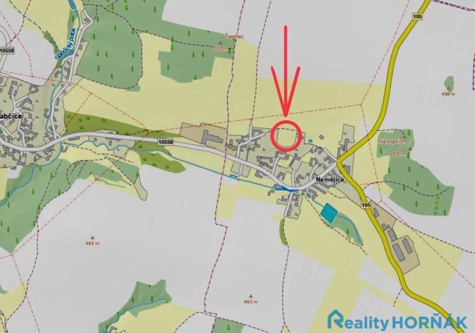 Prodej pozemku pro bydlení, Slabčice - Nemějice, 6183 m2