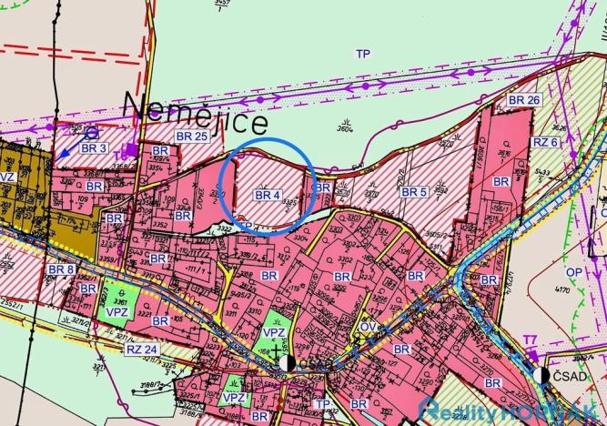 Prodej pozemku pro bydlení, Slabčice - Nemějice, 6183 m2