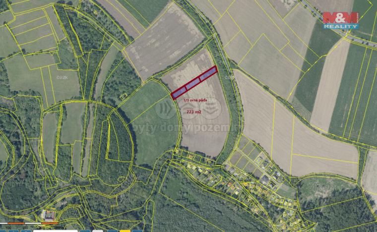 Prodej pole, Kouřim, 2320 m2