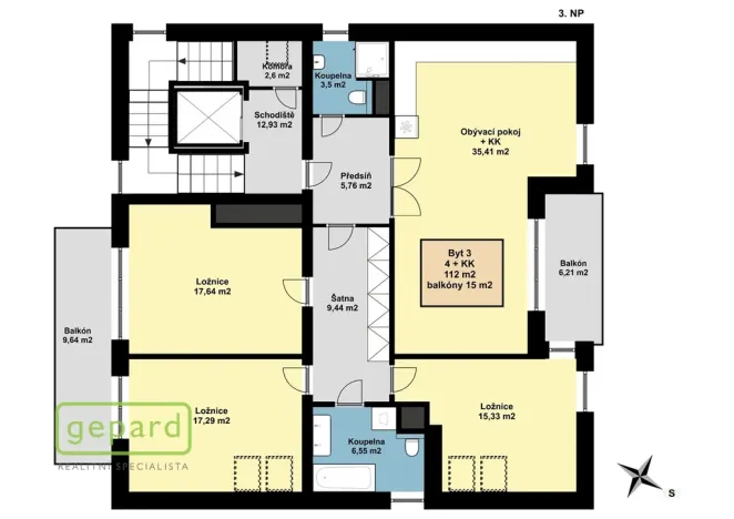 Prodej bytu 6+kk a větší, Praha - Stodůlky, Plzeňská, 160 m2
