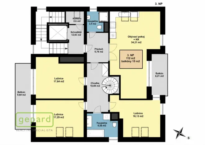 Prodej bytu 6+kk a větší, Praha - Stodůlky, Plzeňská, 159 m2