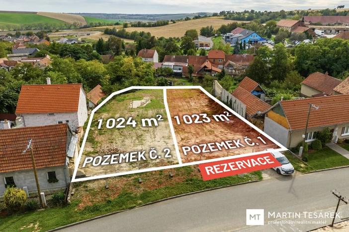 Prodej pozemku pro bydlení, Násedlovice, 1023 m2