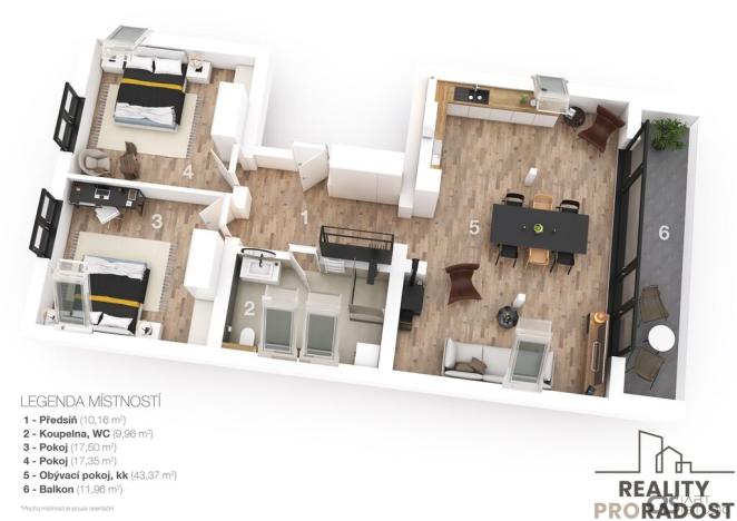 Prodej bytu 3+kk, Volary - Chlum, 110 m2