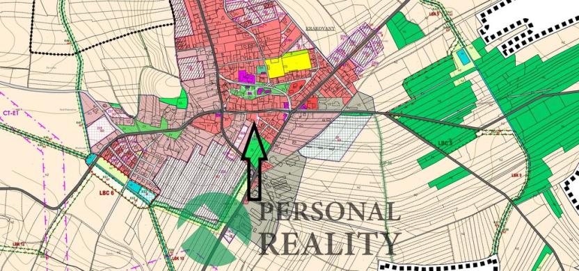 Prodej pozemku pro bydlení, Krakovany, 1681 m2