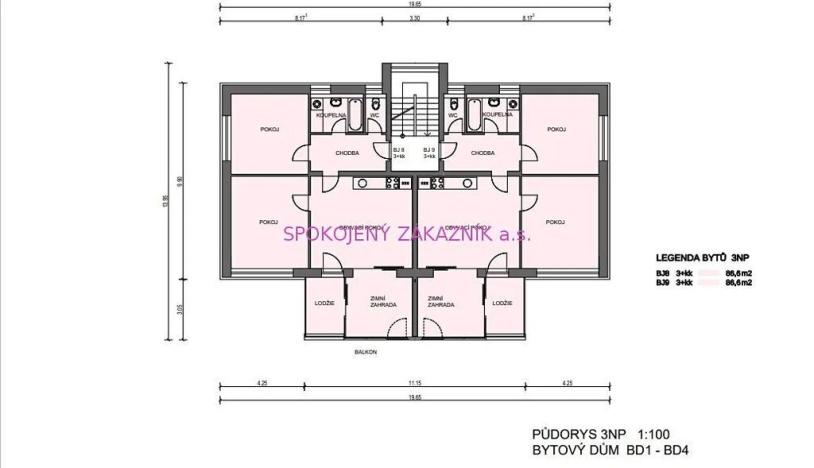 Prodej bytu 3+kk, Nový Bor, 86 m2