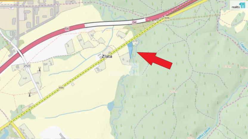 Prodej pozemku pro bydlení, Kynšperk nad Ohří - Zlatá, 2983 m2