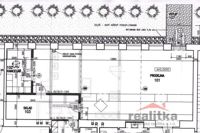 Pronájem kanceláře, Opava - Jaktař, Palhanecká, 90 m2