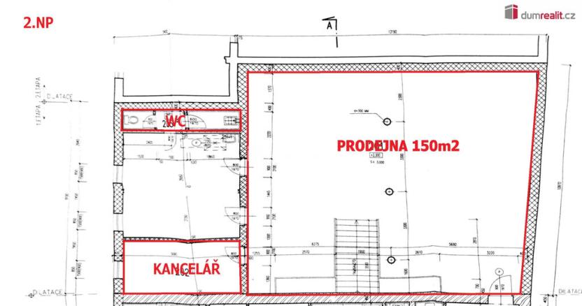 Pronájem obchodního prostoru, Hodonín, Dolní Valy, 600 m2
